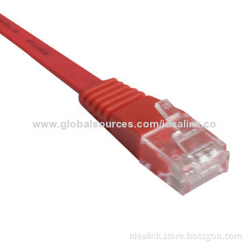 0.5, 1, 2, 3, 5m FTP Molding Network/Flat Patch Cord Cable, PVC/LSZH JacketNew